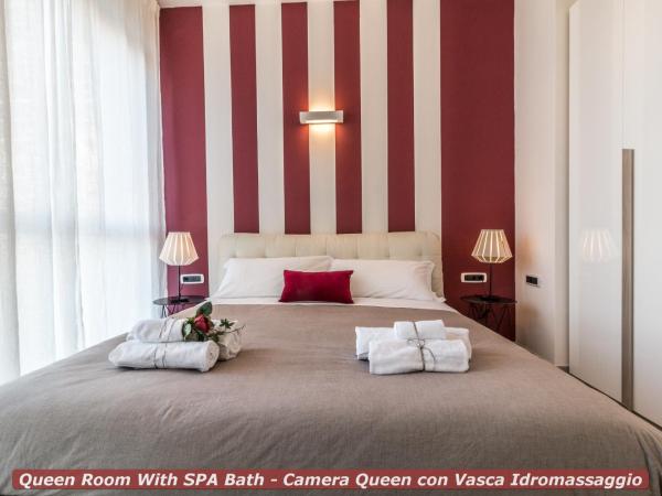 4 Star Bologna Train Station - Self Check-In : photo 8 de la chambre chambre lit queen-size avec baignoire spa