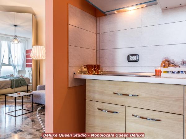 4 Star Bologna Train Station - Self Check-In : photo 9 de la chambre studio lit queen-size de luxe