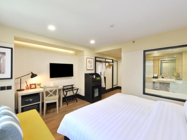Oakwood Hotel & Residence Bangkok SHA Plus Certified : photo 3 de la chambre chambre deluxe double ou lits jumeaux
