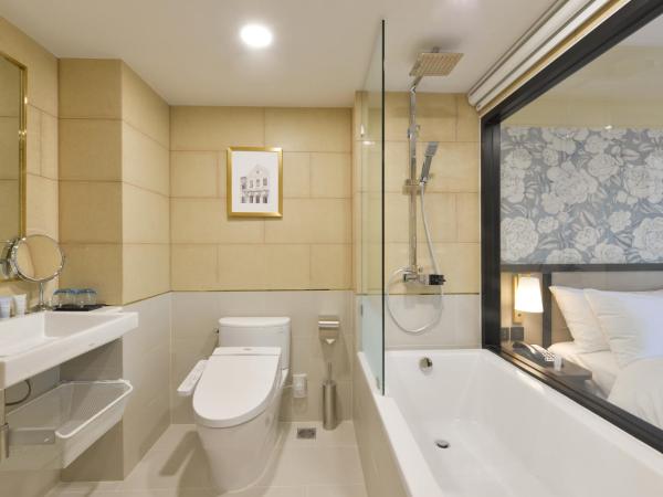 Oakwood Hotel & Residence Bangkok SHA Plus Certified : photo 5 de la chambre chambre deluxe double ou lits jumeaux