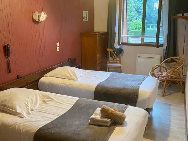 Hôtel des Alpes : photo 1 de la chambre chambre lits jumeaux