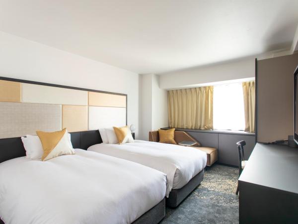 Cross Hotel Osaka : photo 1 de la chambre chambre lits jumeaux Étage transversal avec accès au salon club - non-fumeurs