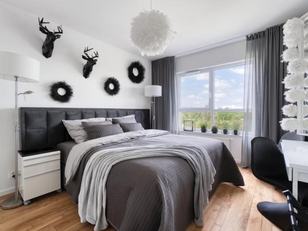 Apartamenty Baltica Towers Modern White&Black : photo 5 de la chambre appartement supérieur