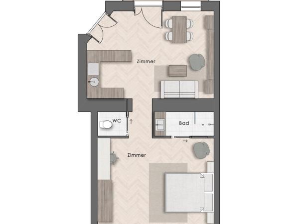 Vienna Residence, City Hall - Parliament : photo 2 de la chambre appartement supérieur