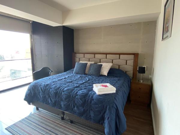 Del Parque Suites : photo 4 de la chambre chambre double avec salle de bains privative