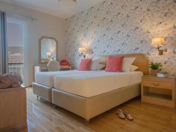 Delice Hotel - Family Apartments : photo 10 de la chambre appartement 2 chambres (5 adultes) - vue sur colline du lycabette