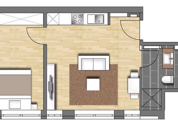 Business Suiten : photo 4 de la chambre appartement 1 chambre standard