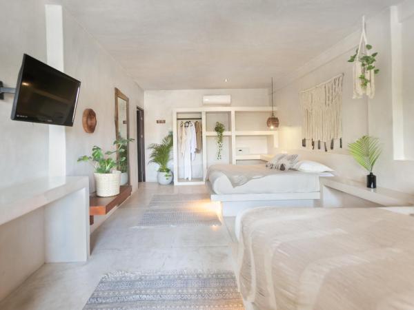 Tulum Townhouse by Amansala : photo 5 de la chambre chambre avec 2 grands lits queen-size 