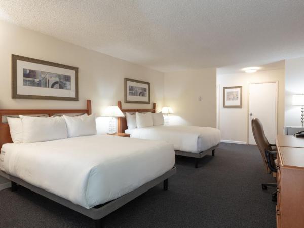 Robin Hood Inn and Suites : photo 6 de la chambre hébergement avec 2 lits queen-size et cuisine en option