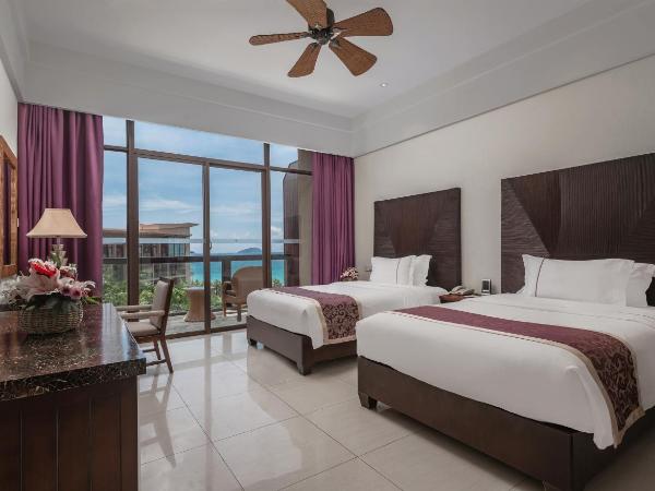 Yalong Bay Mangrove Tree Resort : photo 2 de la chambre chambre lit king-size ou lits jumeaux deluxe - vue sur mer