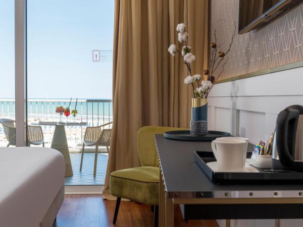 Savoia Hotel Rimini : photo 10 de la chambre single deluxe room with sea view and spa access