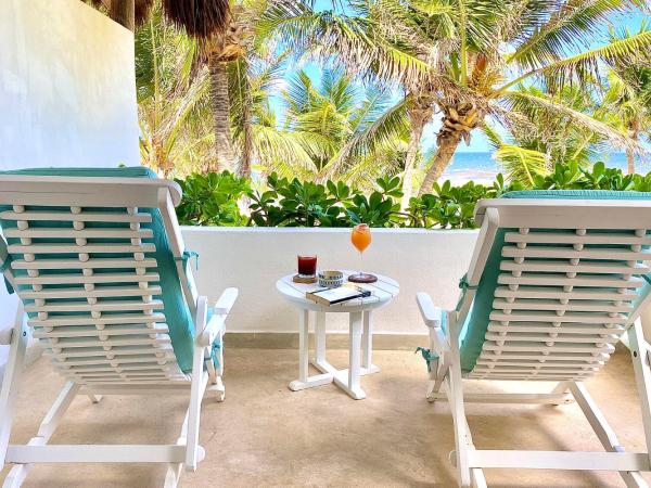 Cabanas Tulum- Beach Hotel & Spa : photo 6 de la chambre hébergement avec toit-terrasse - côté plage 