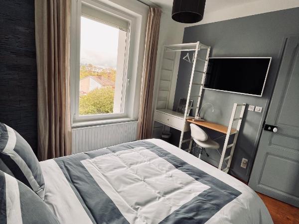 le numero 100 : photo 2 de la chambre chambre lit king-size - vue sur jardin