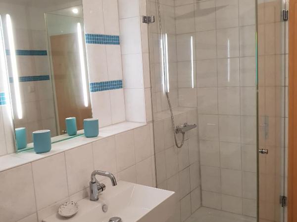 Schönste Lage am Rhein in unmittelbarer Stadtnähe, B & B : photo 3 de la chambre chambre double - sous-sol