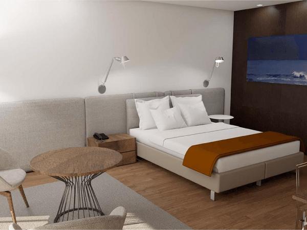 Hotel Flor De Sal : photo 1 de la chambre chambre double ou lits jumeaux - vue sur mer