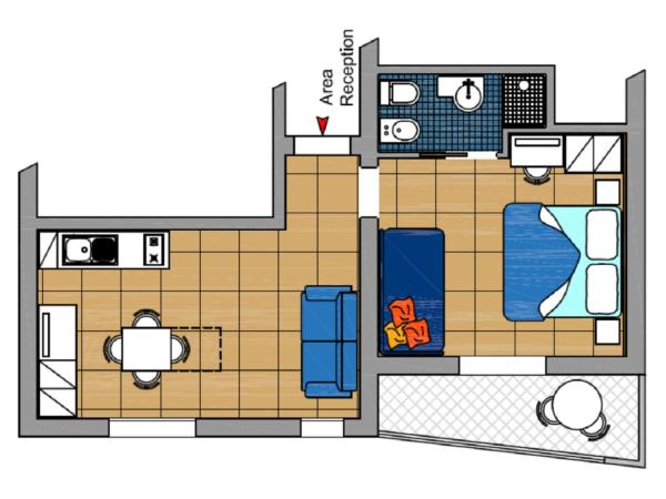 Residence Marzia : photo 2 de la chambre appartement - rez-de-chaussée