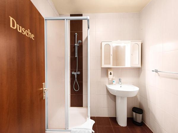 Hotel-Pension Wild : photo 9 de la chambre chambre double ou lits jumeaux avec salle de bains commune