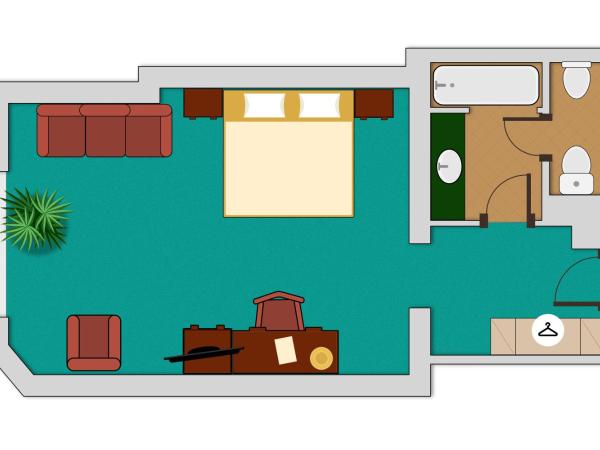 Carlsbad Plaza Medical Spa & Wellness hotel : photo 4 de la chambre chambre double suprême avec accès au centre de bien-Être - vue sur rue spa