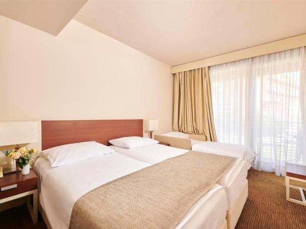 Hotel Albatros Plava Laguna : photo 6 de la chambre chambre supérieure avec canapé-lit et balcon - côté mer
