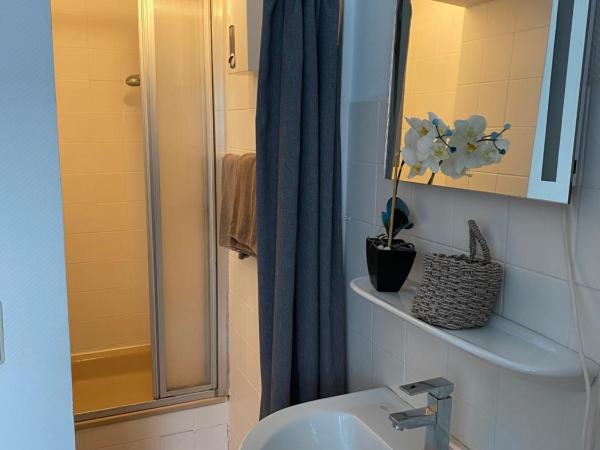 Pension Pagalies : photo 6 de la chambre chambre simple avec salle de bains extérieure privative