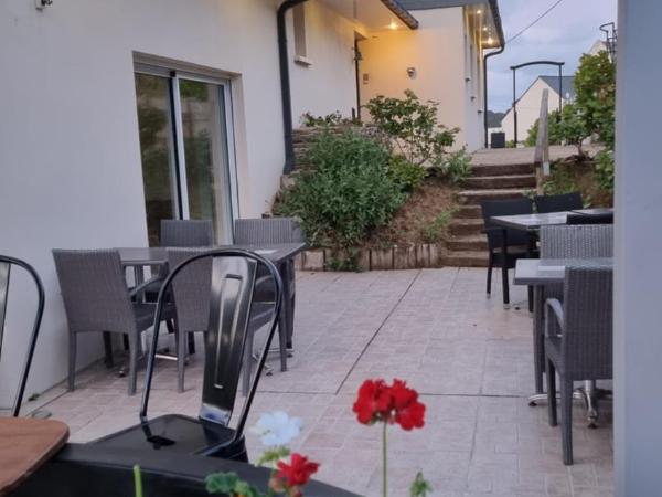 L'Escale Evel Er Gêr : photo 9 de la chambre chambre double avec vue sur la mer et le jardin