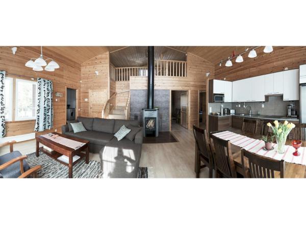 Napapiirin Järvilomat : photo 9 de la chambre cottage 2 chambres avec sauna