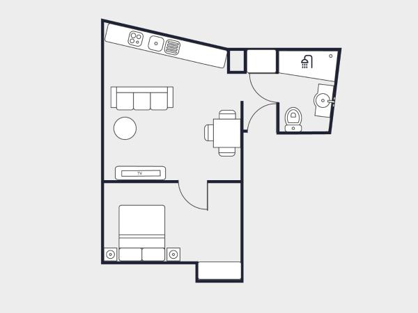 Old Town Vistula Premium Apartments : photo 9 de la chambre one-bedroom apartment - no. 11