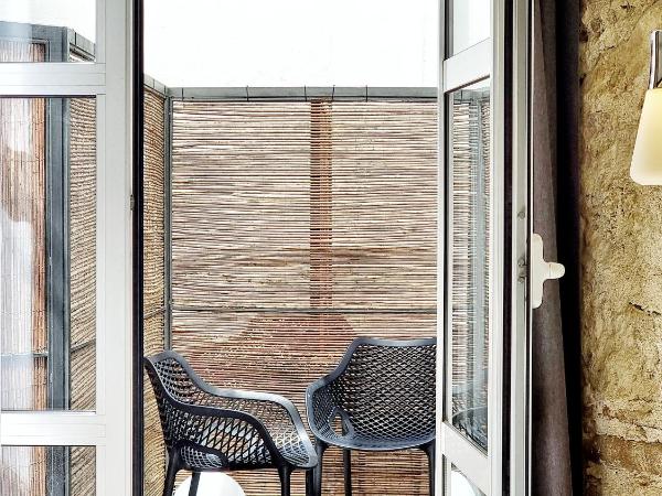 Hotel Sant Agustí : photo 5 de la chambre chambre double ou lits jumeaux avec terrasse - vue sur intérieur 