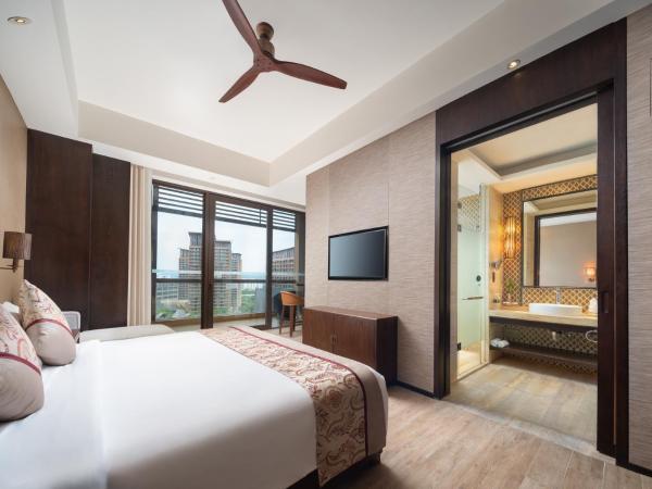 Mangrove Tree Resort World Sanya Bay- Queen Palm Towers : photo 4 de la chambre deluxe room with garden view (one experience course of pulling embryo in the pottery bar+two glasses of beers and snacks one time)