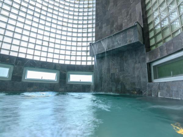 Hilltop Wellness Resort : photo 9 de la chambre chambre lit king-size avec baignoire spa