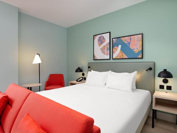 Hyatt Place London City East : photo 8 de la chambre chambre lit king-size avec canapé-lit