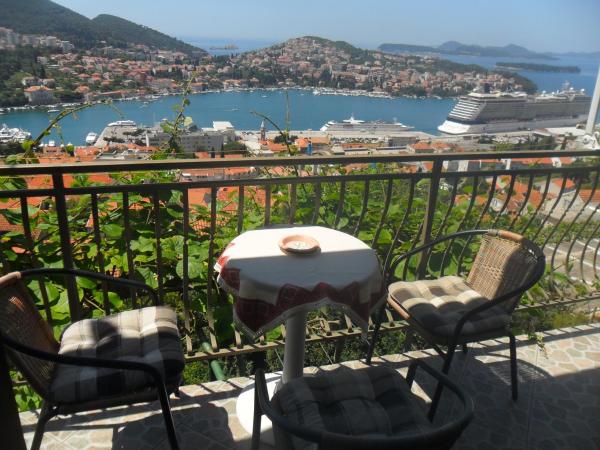 Pansion Panorama Dubrovnik : photo 7 de la chambre chambre double avec balcon - vue sur mer