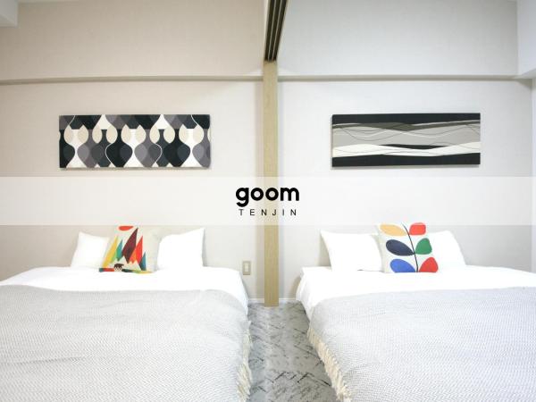 goom Hotel Fukuoka-Tenjin : photo 4 de la chambre family room (two queen beds) with kitchen - non-smoking - cleaning fee extra - no cleaning for consecutive night stays