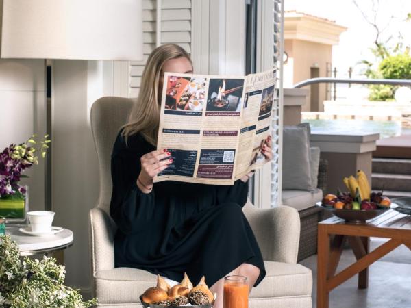 Kempinski Hotel Mall of the Emirates, Dubai : photo 8 de la chambre chalet aspen avec piscine - service de majordome privé - accès au salon avec goûter, cocktails en soirée, boissons sans alcool et canapés