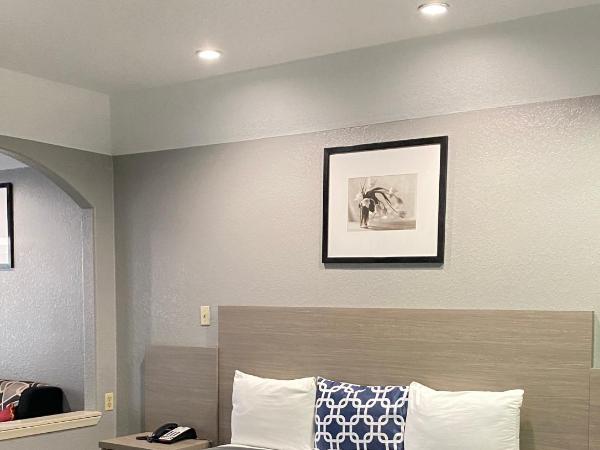 Island Suites Hobby Airport : photo 6 de la chambre suite lit king-size avec jacuzzi