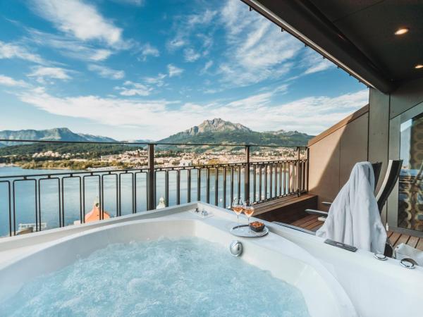 Art Deco Hotel Montana Luzern : photo 5 de la chambre suite spa penthouse - vue sur lac