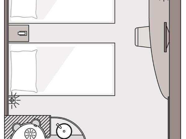 Dorsett Mongkok, Hong Kong : photo 6 de la chambre chambre lit queen-size ou lits jumeaux confort