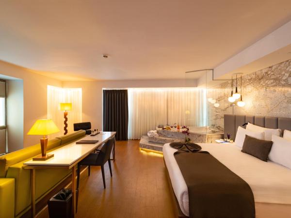 The Craton Hotel Sisli : photo 5 de la chambre chambre lit king-size avec baignoire spa