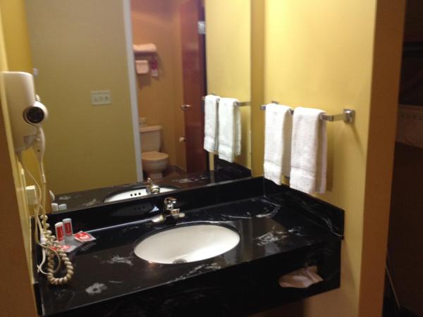 Econo Lodge Louisville Airport : photo 1 de la chambre chambre lit king-size standard avec baignoire spa - non-fumeurs