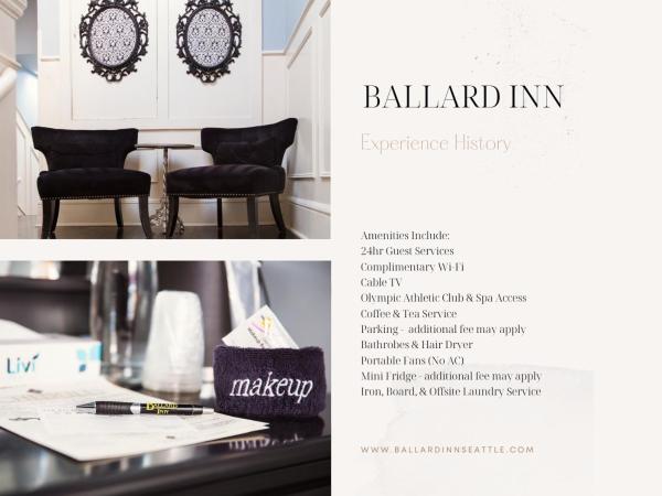 Ballard Inn : photo 1 de la chambre chambre lit king-size avec salle de bains commune