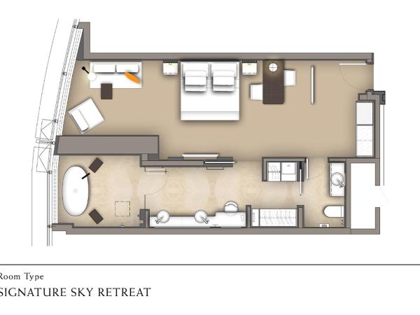 Banyan Tree Kuala Lumpur : photo 6 de la chambre hébergement lit king-size signature sky retreat