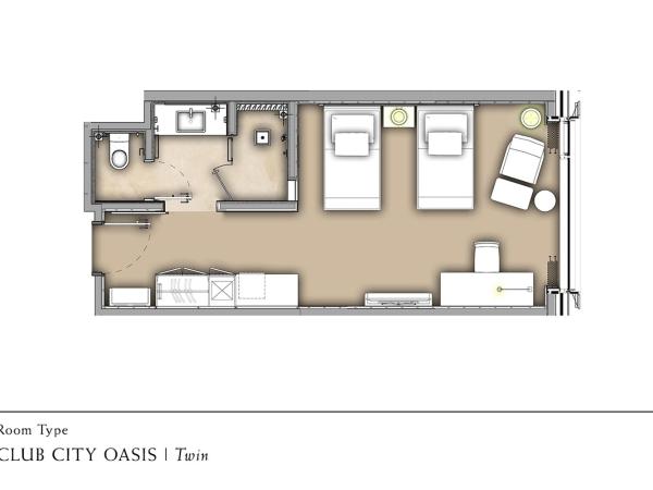 Pavilion Hotel Kuala Lumpur Managed by Banyan Tree : photo 3 de la chambre hébergement lits jumeaux - club city oasis