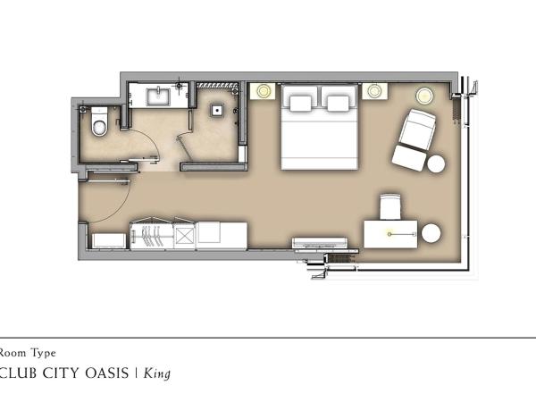 Pavilion Hotel Kuala Lumpur Managed by Banyan Tree : photo 3 de la chambre hébergement lit king-size - club city oasis