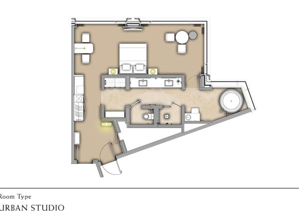 Pavilion Hotel Kuala Lumpur Managed by Banyan Tree : photo 3 de la chambre studio lit king-size urbain