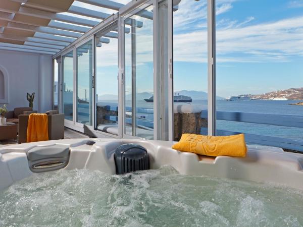 Grand Beach Hotel : photo 7 de la chambre suite lune de miel avec jacuzzi extérieur – vue sur mer