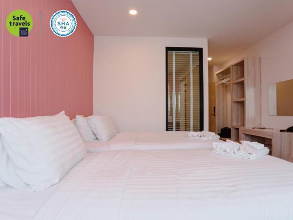 the echo hotel : photo 9 de la chambre hébergement lits jumeaux standard - vue sur ville