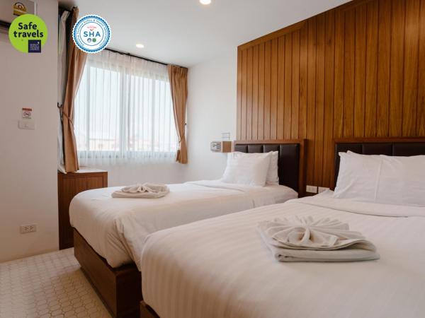 the echo hotel : photo 2 de la chambre hébergement lits jumeaux standard - vue sur ville