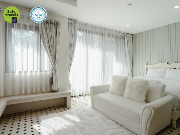 the echo hotel : photo 8 de la chambre hébergement de luxe - vue sur jardin