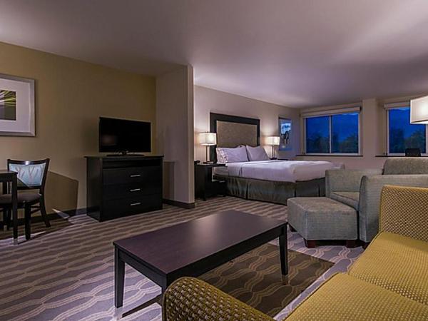 Holiday Inn Express & Suites Colorado Springs Central, an IHG Hotel : photo 1 de la chambre deluxe king suite - hearing accessible - mountain view