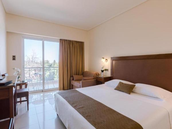 Akti Taygetos - Conference Resort : photo 3 de la chambre chambre double supérieure avec vue partielle sur la mer